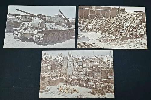**Border War:  Lot 3 x Assorted 1981 Operation Protea SADF Propaganda Postcards (UNUSED).**