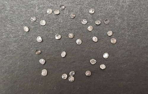 STUNNING: 0.52 ct Round-cut `Salt & Pepper`  Natural Melee Diamonds(Certified).**