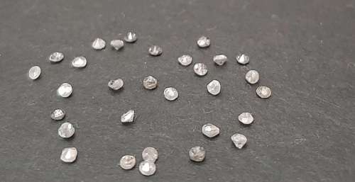 STUNNING: 0.52 ct Round-cut `Salt & Pepper`  Natural Melee Diamonds(Certified).**