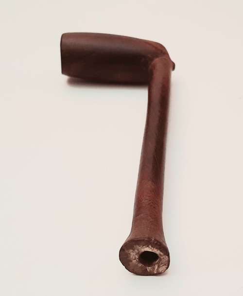 **RARE: Early 20th Century Xhosa `Inqawe` Transkei Men`s Tobacco Pipe (20cm).**