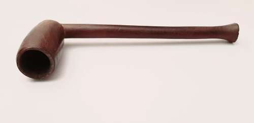 **RARE: Early 20th Century Xhosa `Inqawe` Transkei Men`s Tobacco Pipe (20cm).**