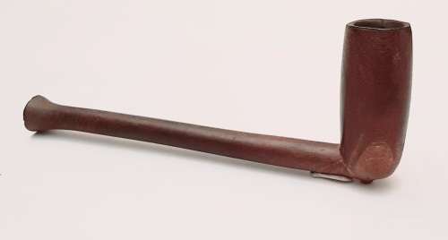 **RARE: Early 20th Century Xhosa `Inqawe` Transkei Men`s Tobacco Pipe (20cm).**