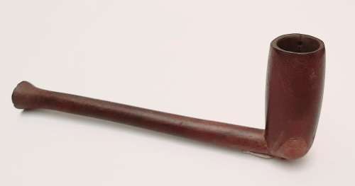 **RARE: Early 20th Century Xhosa `Inqawe` Transkei Men`s Tobacco Pipe (20cm).**