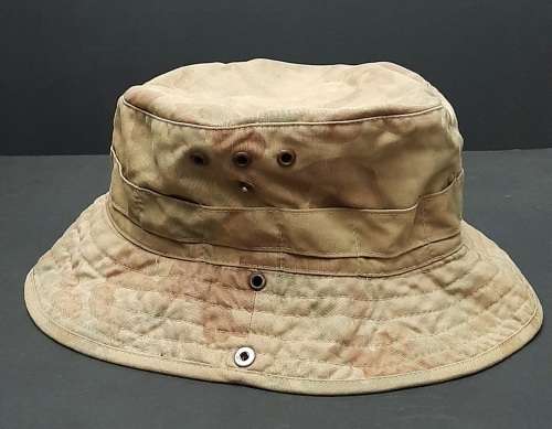**Border War:  1970s South African Police (SAP) 2nd Pattern Camouflage Bush Hat (Size: 57).**