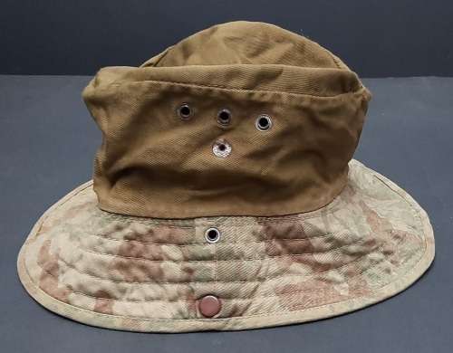 **Border War:  1970s South African Police (SAP) 2nd Pattern Camouflage Bush Hat (Size: 57).**