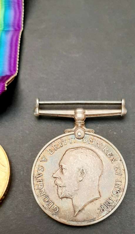 WW1 BWM & Victory Medal Pair with Accoutrements (Somerset Light Infantry)