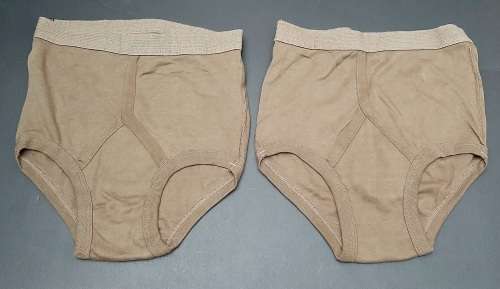 **Border War: 1970s SADF Nutria Unissued Men`s Underwear x2 (W/ Size: 30).**