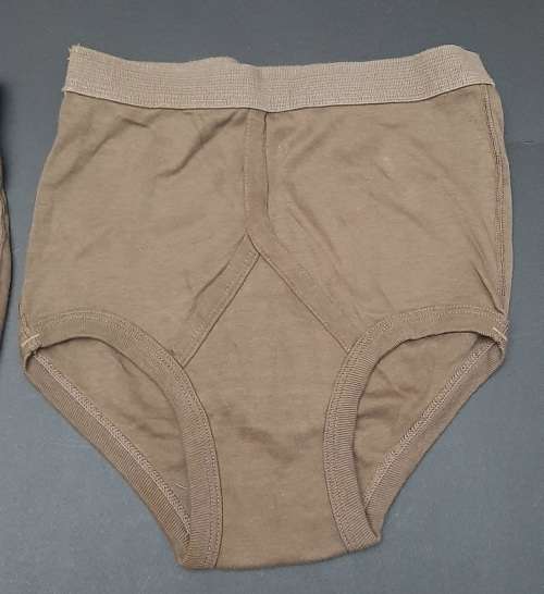**Border War: 1970s SADF Nutria Unissued Men`s Underwear x2 (W/ Size: 30).**