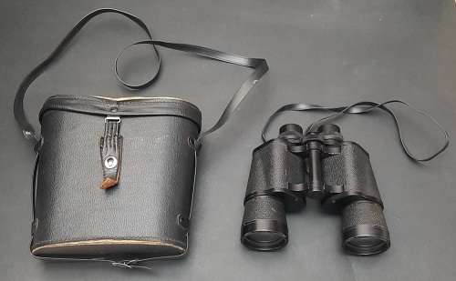 **Rhodesian Bush War Era : Private Purchase Yashica Binoculars w/ Case for Rhodesian Army.**
