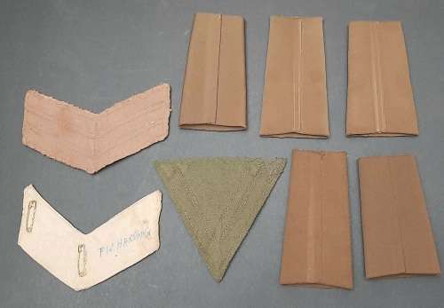 ** Border War 1960-1980 : SADF Officer & N.C.O Rank Insignia Lot x8 pcs.**