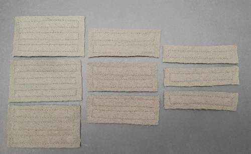 **Border War: 1980s Unissued SWATF N.C.O  Rank Chevron Insignia Lot x 9 pcs **