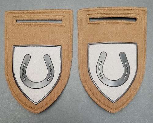 Transkei Defence Force Mounted Battalion Tupper Flash Pair (All Pins).