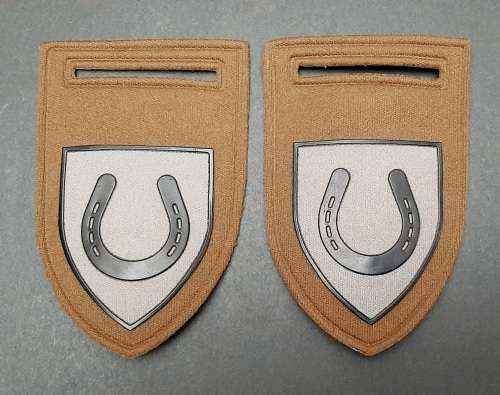 Transkei Defence Force Mounted Battalion Tupper Flash Pair (All Pins).