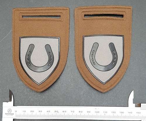 Transkei Defence Force Mounted Battalion Tupper Flash Pair (All Pins).