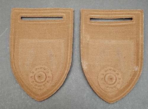 Transkei Defence Force Mounted Battalion Tupper Flash Pair (All Pins).