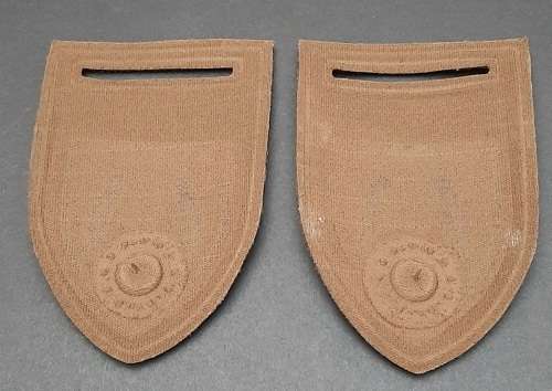 Transkei Defence Force Mounted Battalion Tupper Flash Pair (All Pins).