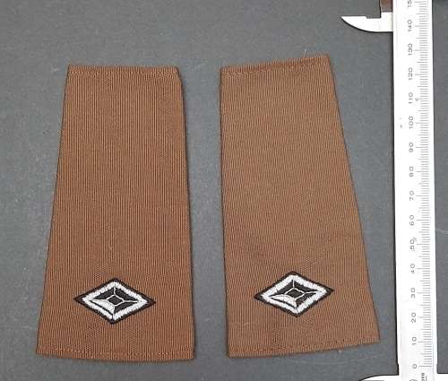 1980s SWATF 2nd Lieutenant Nutria Unissued Rank Epaulettes - BID PER PAIR