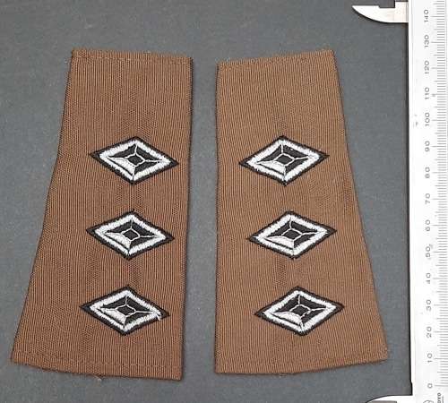 1980s SWATF Captain Nutria Rank Epaulettes - Unissued - BID PER PAIR