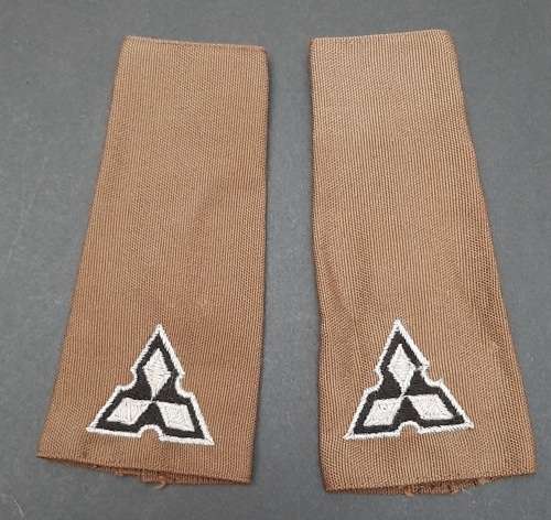 BID PER PAIR : 1980s SWATF Major Nutria Unissued Rank Epaulettes.**