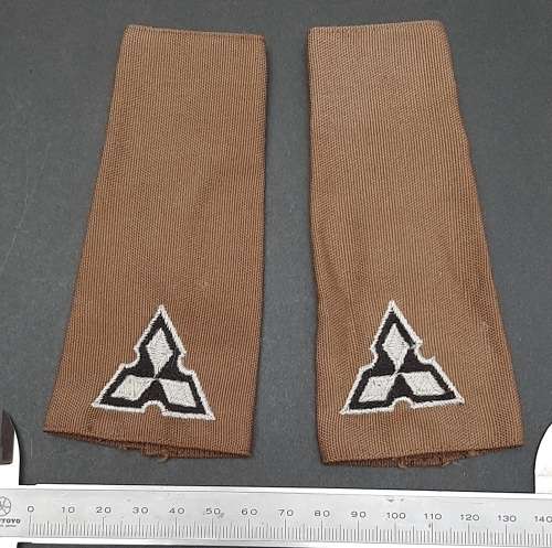 BID PER PAIR : 1980s SWATF Major Nutria Unissued Rank Epaulettes.**