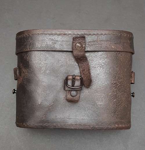 1870s Franco-Prussian War German Artillery Field Glasses with Case by Busch