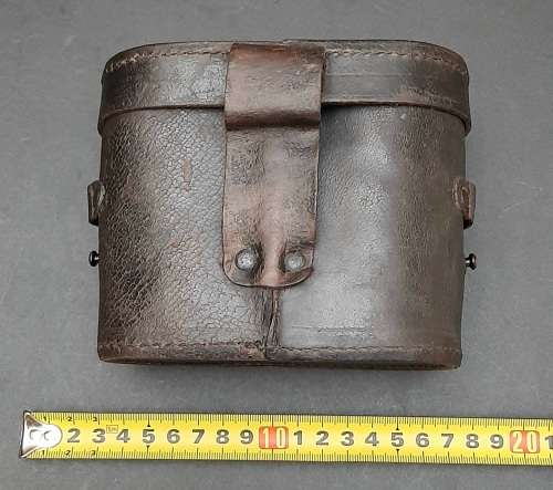 1870s Franco-Prussian War German Artillery Field Glasses with Case by Busch