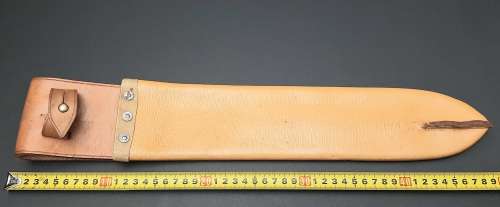 **1960s Rhodesian/SADF  Leather Martindale Unissued Machete Sheath (50cm).**