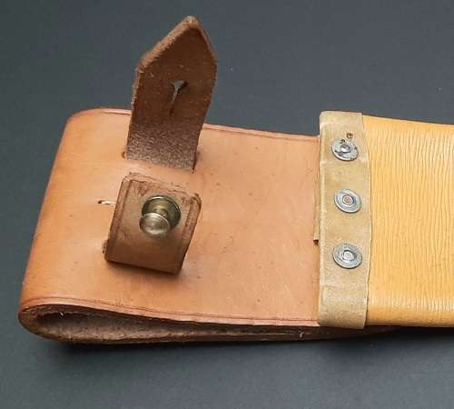 **1960s Rhodesian/SADF  Leather Martindale Unissued Machete Sheath (50cm).**