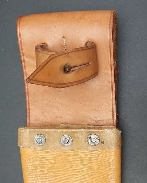 **1960s Rhodesian/SADF  Leather Martindale Unissued Machete Sheath (50cm).**