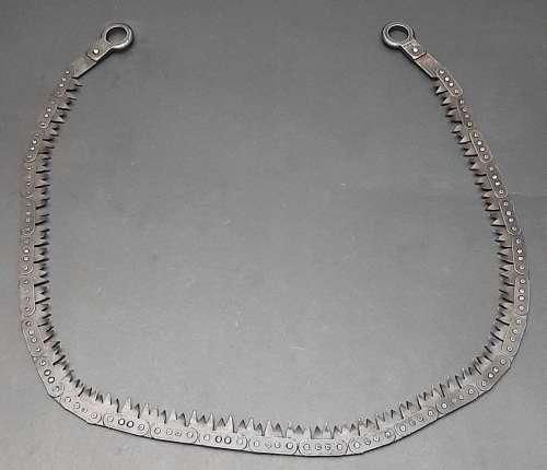 **RARE: 1942/43 Union Defence Force Chain-link Folding Saw w/ Tools & Pouch(Lend-Lease).**
