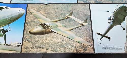 Rhodesian Bush War: 1970s Rhodesian Air Force Large Aircraft Poster - 0.84m x 0.6m
