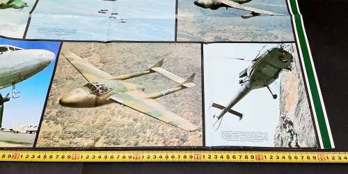 Rhodesian Bush War: 1970s Rhodesian Air Force Large Aircraft Poster - 0.84m x 0.6m
