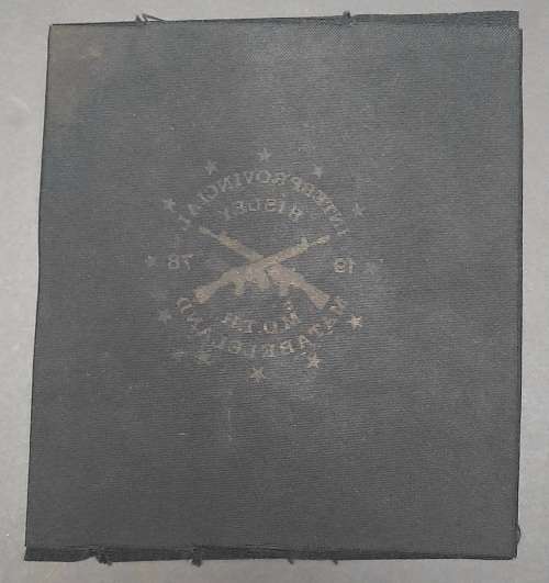 **Rhodesian Bush War: 1978 Bisley Matabeleland Shooting Team Insignia(20cmx18cm).**