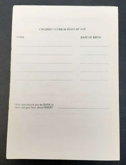 **Rhodesian Bush War:  Collection of Rhodesia Association of South Africa Memorabilia Lot (x9 Pcs).*
