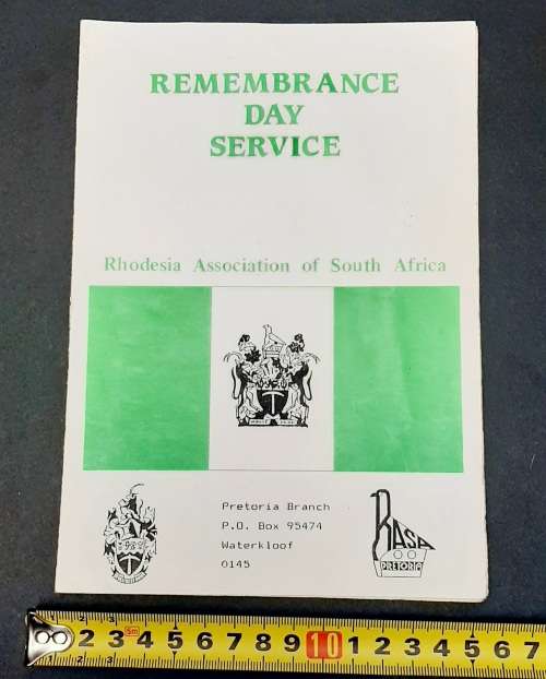 **Rhodesian Bush War:  Collection of Rhodesia Association of South Africa Memorabilia Lot (x9 Pcs).*