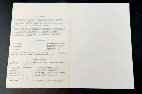 **Rhodesian Bush War:  Collection of Rhodesia Association of South Africa Memorabilia Lot (x9 Pcs).*