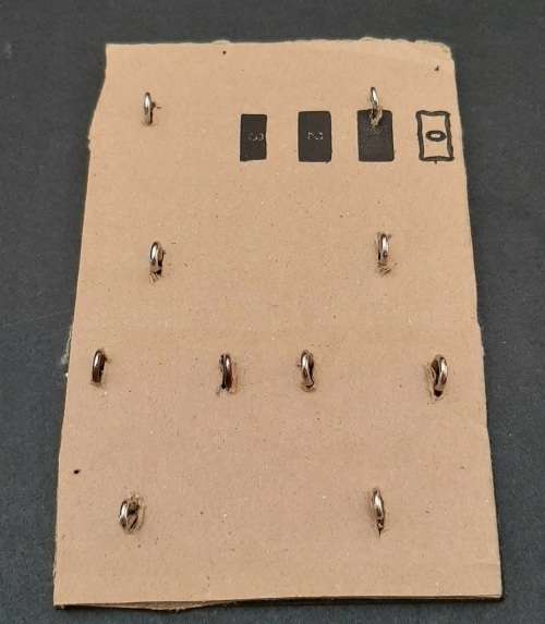 **RARE: 1981 Zimbabwe National Army 1 Commando Parachute Insignia Set (Lugs Intact).**