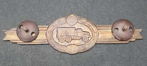 Border War: 1980s East German Army 3rd Class Vehicle Mechanic Qualification Badge