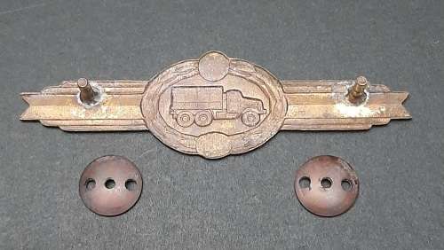 Border War: 1980s East German Army 3rd Class Vehicle Mechanic Qualification Badge