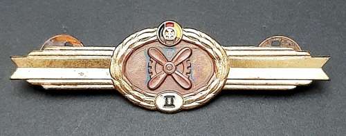 Border War: 1980s East German Army 2nd Class Flight Engineer Qualification Badge