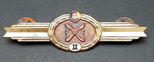 Border War: 1980s East German Army 2nd Class Flight Engineer Qualification Badge