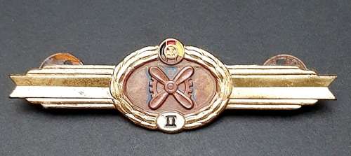 Border War: 1980s East German Army 2nd Class Flight Engineer Qualification Badge