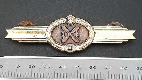 Border War: 1980s East German Army 2nd Class Flight Engineer Qualification Badge