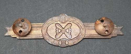 Border War: 1980s East German Army 2nd Class Flight Engineer Qualification Badge