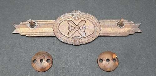 Border War: 1980s East German Army 2nd Class Flight Engineer Qualification Badge