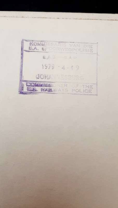 **RARE: South African Railway Police - Regional Task Force Reference Terrorism Guide. **