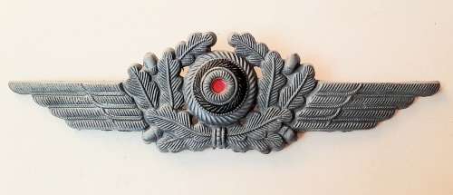 WW2 German 1943 Luftwaffe NCO's Kriegsmetall Cap Cockade (All Pins)