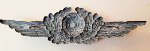WW2 German 1943 Luftwaffe NCO's Kriegsmetall Cap Cockade (All Pins)