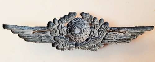 WW2 German 1943 Luftwaffe NCO's Kriegsmetall Cap Cockade (All Pins)