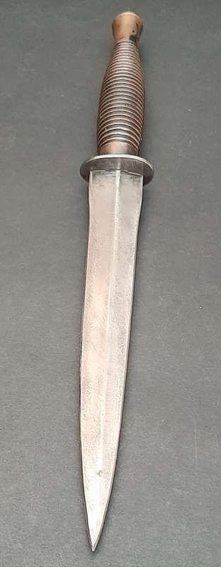 Border War: Early SADF Special Forces/Recce Fairbairn-Sykes Knife with Sheath